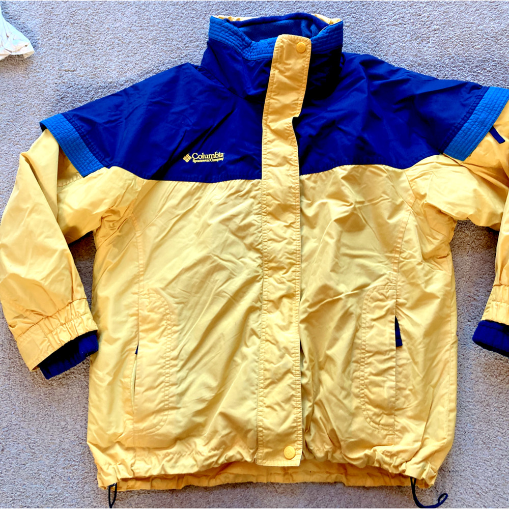 Vintage Columbia Bugaboo Ski Jacket Yellow Women's Large